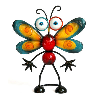 Sculpture comique de jardin papillon