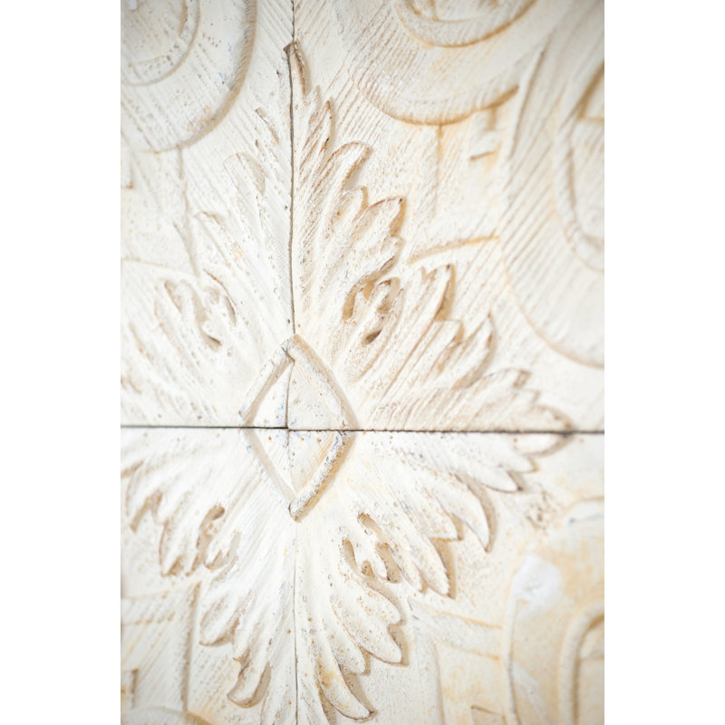 Panneaux muraux carrés en bois vieilli S / 4, 17,5 po x 17,5 po