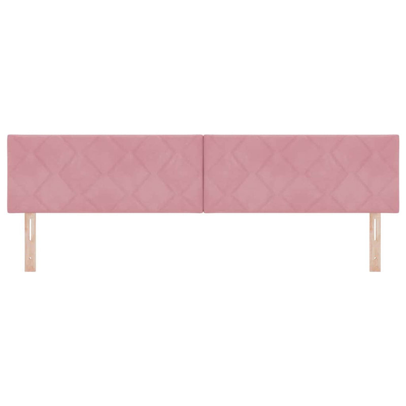 Headboard, 78cm H x 200cm W x 7cm D, Pink