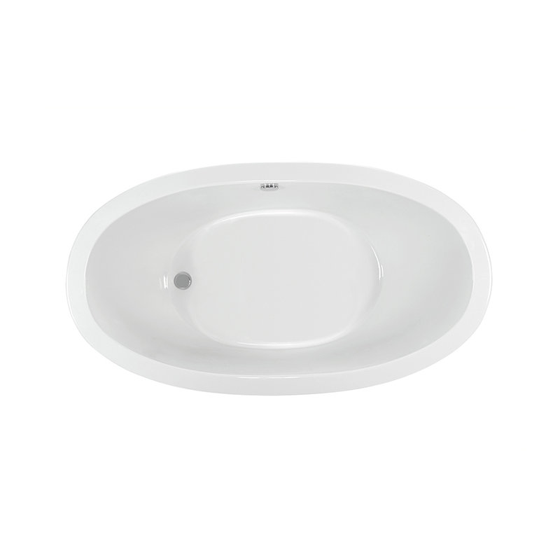 Louise 1 Freestanding Soaker Tub - Matte, Right