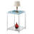 Glass Tray Top End Table with Storage-1015407996