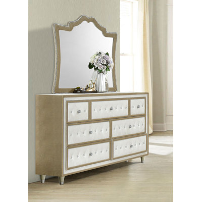 Commode 7 tiroirs avec miroir Kirby