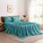 3/4 Pcs Soft Solid & Embroidery Bed Sheets Set-114640843-114640827