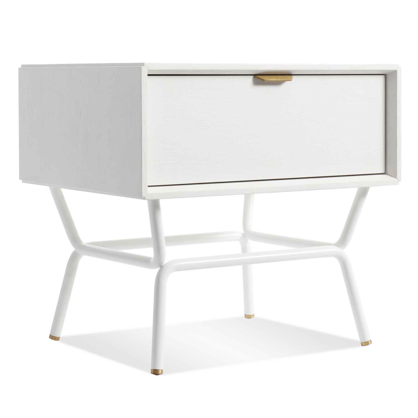 Dang 1-Drawer Nightstand, White