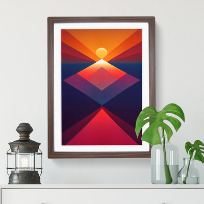 Elegant Abstract Sunset - Single Picture Frame Print