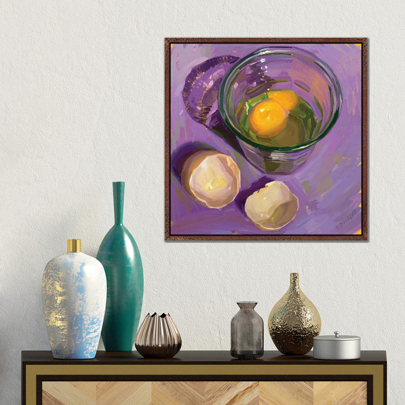 Breakfast Prep 1 Piece Wall Art on Canvas, 45.72 cm H x 45.72 cm W, Classic Wood