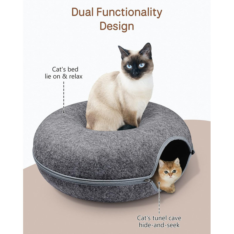 Lit pour animaux Dariely, Gris foncé