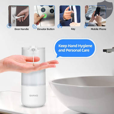 LIGHTSMAX Stainless Steel Automatic Touchless Soap Dispenser Adjustable Setting