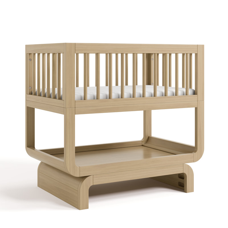 Storkcraft Santorini Deluxe 3-in-1 Convertible Bassinet, Driftwood