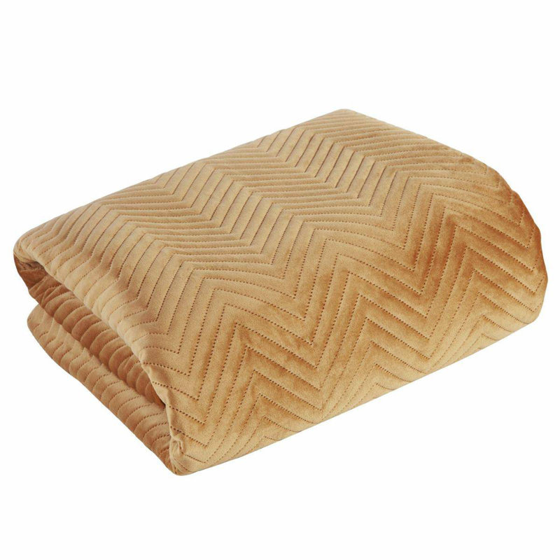 Lola-Lee Hand Woven Throw Blanket, Honey Yellow