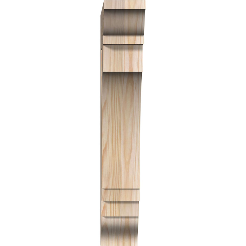Support impérial traditionnel, H 22 po x l 3,5 po x P 14 po, Douglas (lisse)