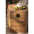 Square Natural Wood Side Table