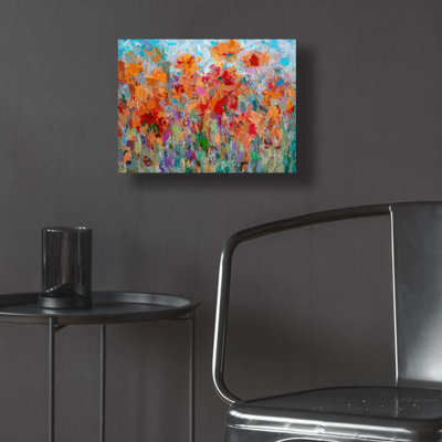 'The Visionary Poetry Abstract II' by Lena Owens, Acrylic Glass Wall Art