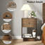 40cm W Manufactured Wood Bedside Table