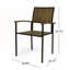 Ensemble de salle à manger 5 pièces d'extérieur moderne en bois d'acacia, table carrée et chaises pour patio, terrasse, cour arrière, porche