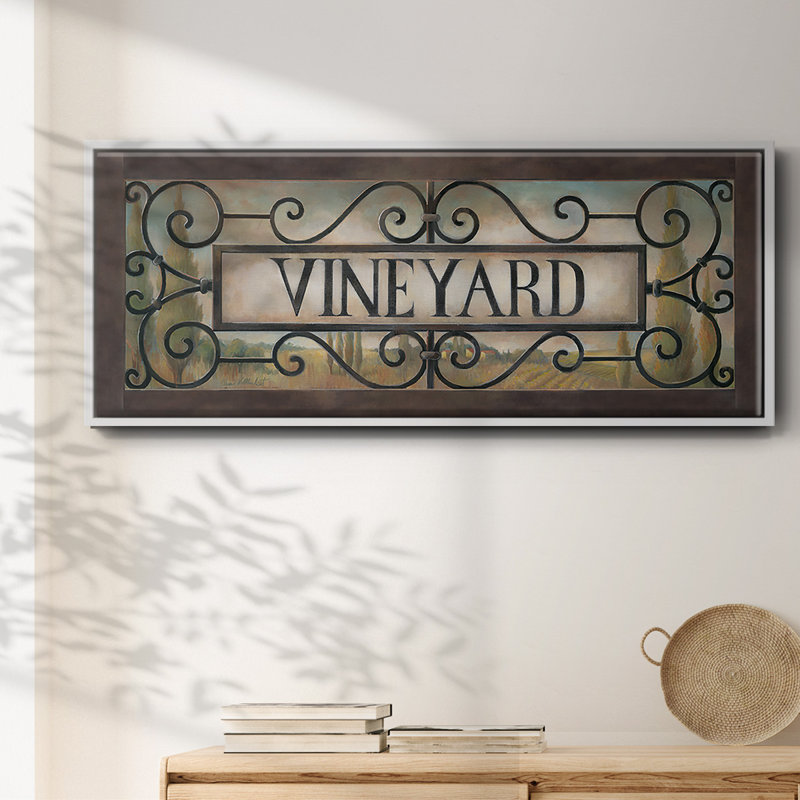 Vignoble - toile encadrée