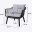 Fauteuil club d'extérieur en PP (ensemble de 2)-1844617944