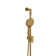 1.75 GPM Handshower Set with 37" Slide Bar and 3-Function Handshower
