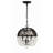 Juarez 3 Light Matte Black Mini Chandelier