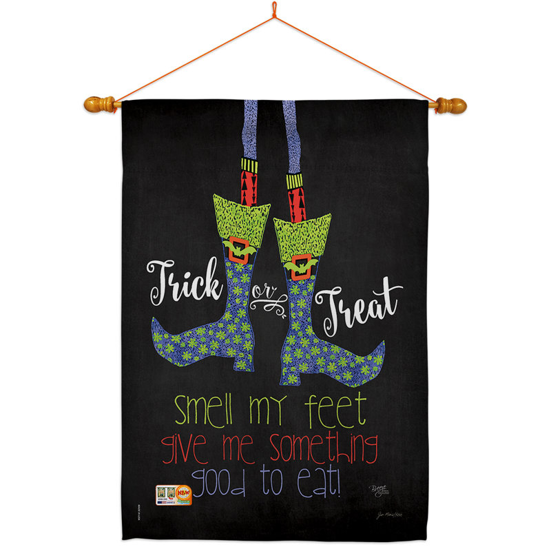 Ensemble de drapeaux en polyester 40 x 28 po Smell My Feet