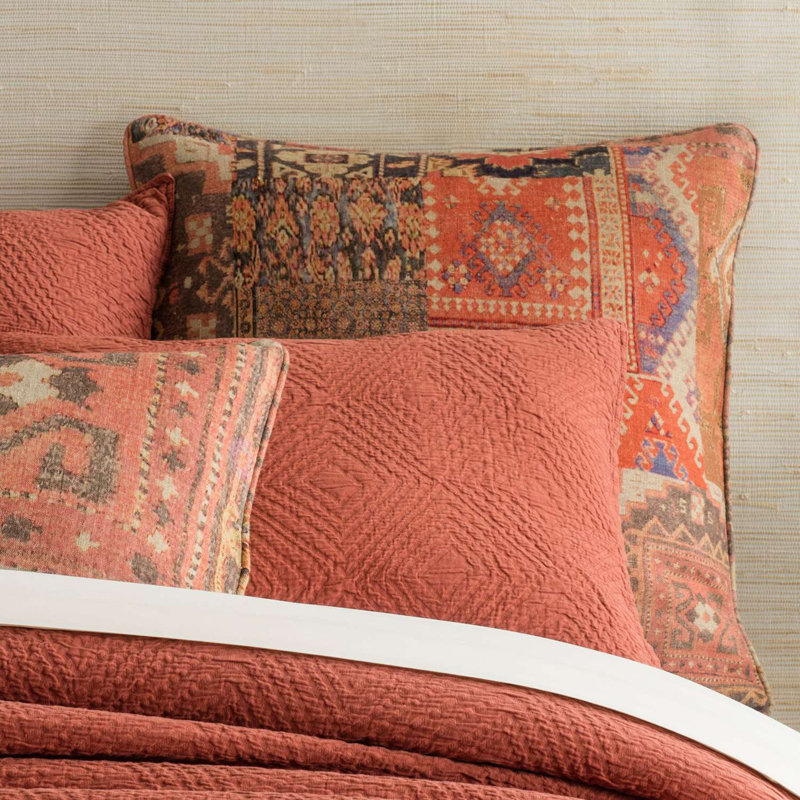 Kerala Spice Matelasse Sham, Euro