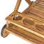 Chariot-bar mobile - 28,94 lb, bois naturel, espace supplémentaire de 6 po de hauteur, rangement teinté