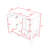 Rhemy 36'' Single Bathroom Vanity with Ceramic Top, Storage Drawers and Open Shelves-561664687
