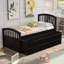 Lit plateforme simple en bois massif avec 6 tiroirs-1234804443