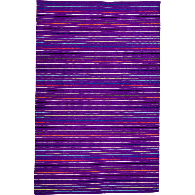 Deason Striped Wool Hand Woven Area Rug, Rectangle 200 x 300cm