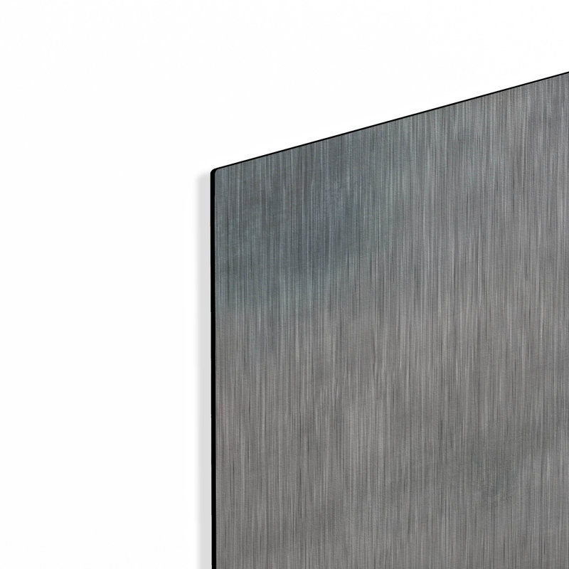 Art mural en métal luxueux «Soft Breeze» par Karen Hale, 24 po x 24 po