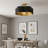 Balsam 5-Light Matte Black Semi-Flush Mount
