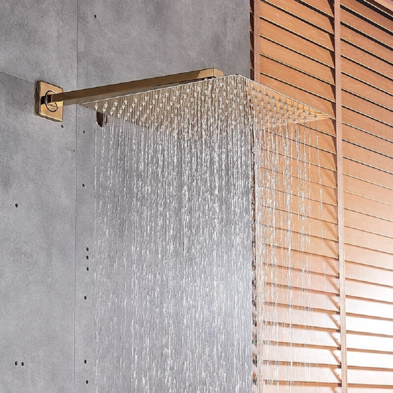 Ensemble de bain de douche à jets de pluie thermostatique Napoli Anniston