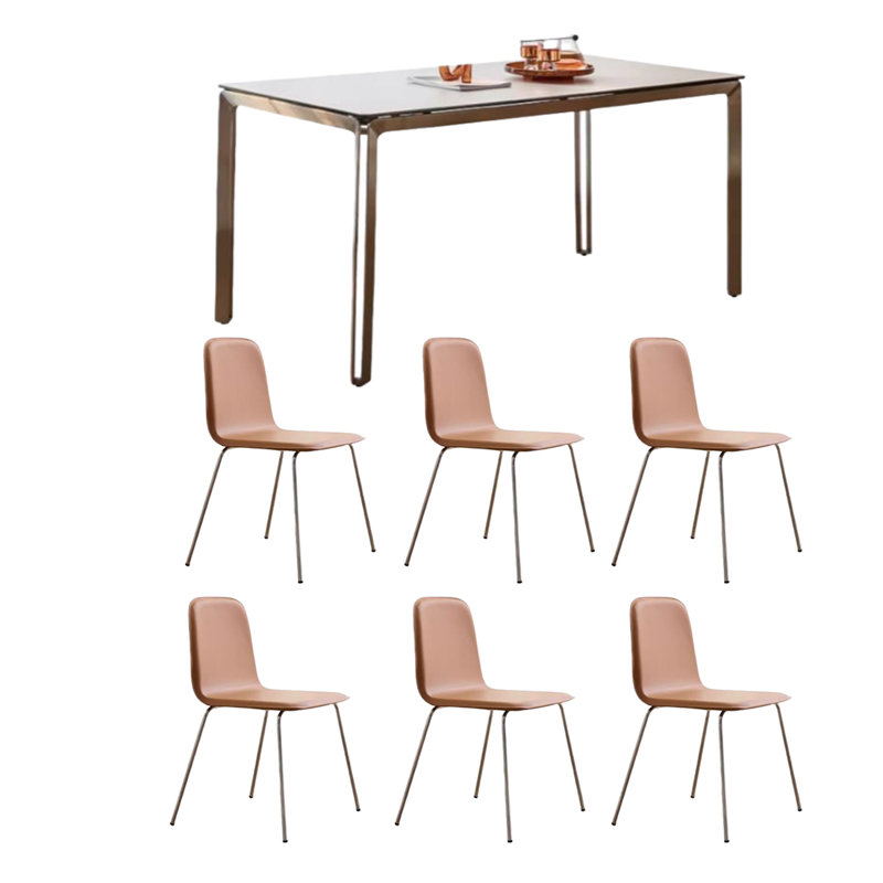 Stylish Dining Table Sets with Strong Features., 29.53"H x 70.87"L x 35.43"W