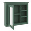 Pharmacie murale moderne 30 "x 28" avec miroir et 3 tablettes ouvertes-1422561266