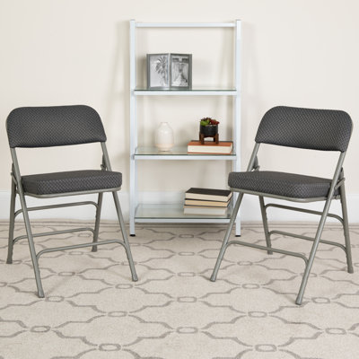 Chaise pliante recouverte en métal Oliverson
