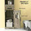 Armoire de rangement étroite étroite
