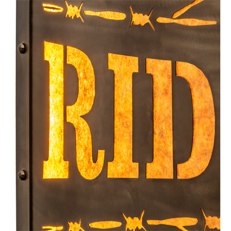Elbert 24.25 in. 96 lb. Themed LED Sign Novelty Light