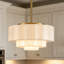 Suspension en verre blanc laiteux de 35,5 cm (14 po) pour îlot de cuisine, luminaire suspendu moderne pour table à manger