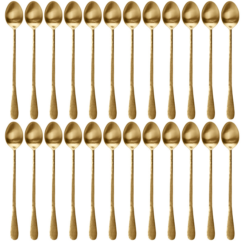 Coccodrillo Ice Tea Spoon, Ice Gold