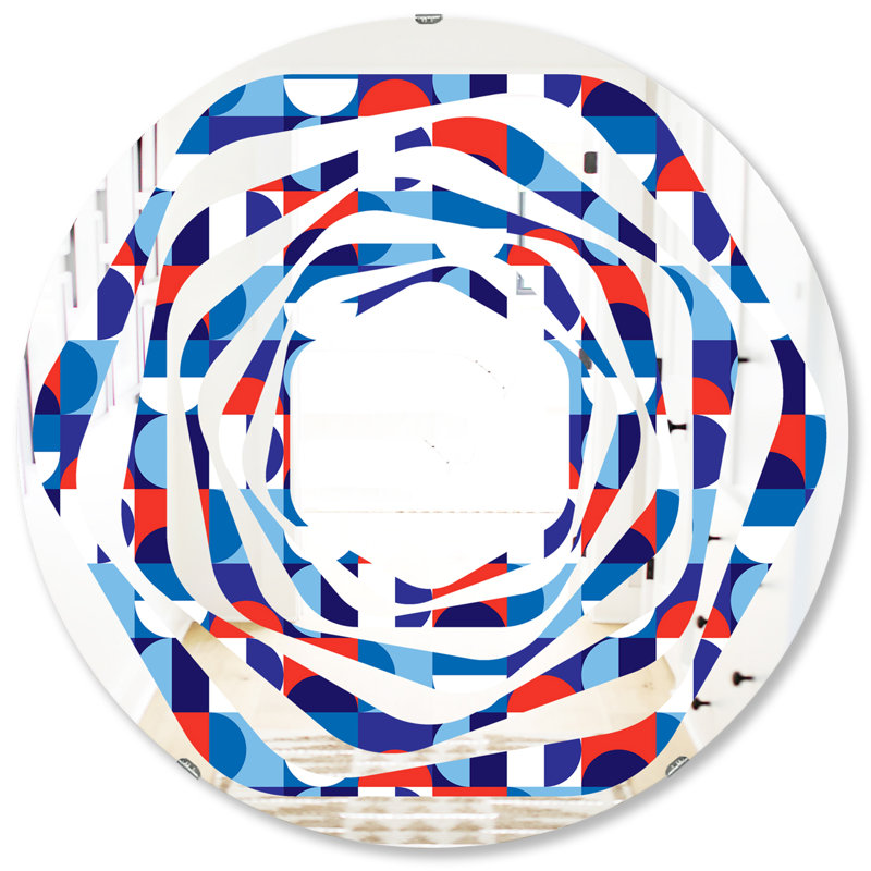 Miroir mural Whirl, 31,5 po x 31,5 po