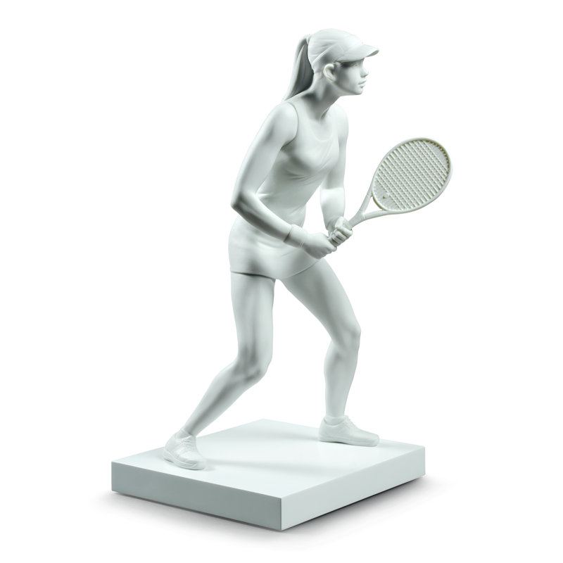 Lady Tennis Player Figurine