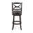 Adelaida Swivel Upholstered Faux Leather Counter Stool with Solid Wood Frame-645982592-645982596