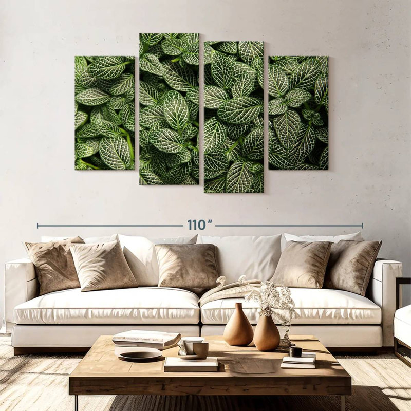 Harnek Green Nerve Plant, 54" H x 84" W
