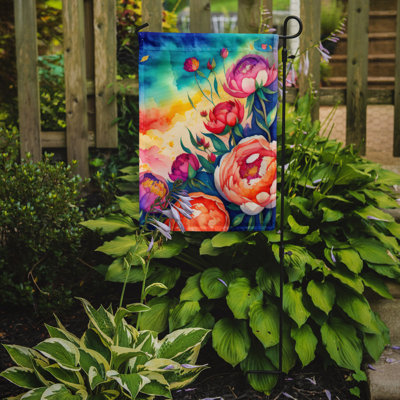 Drapeau de jardin double en polyester H 15,5 po x l 11,25 po