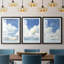 LANDSCAPES Series LVI - Impression encadrée sur mesure de qualité supérieure - 3 pièces-1156837431-1156837577
