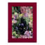 Floral sur fond noir IV encadré sur papier-838987208-838987209