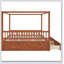 Wooden Canopy Bed With Storage Drawers-403243035-403243033