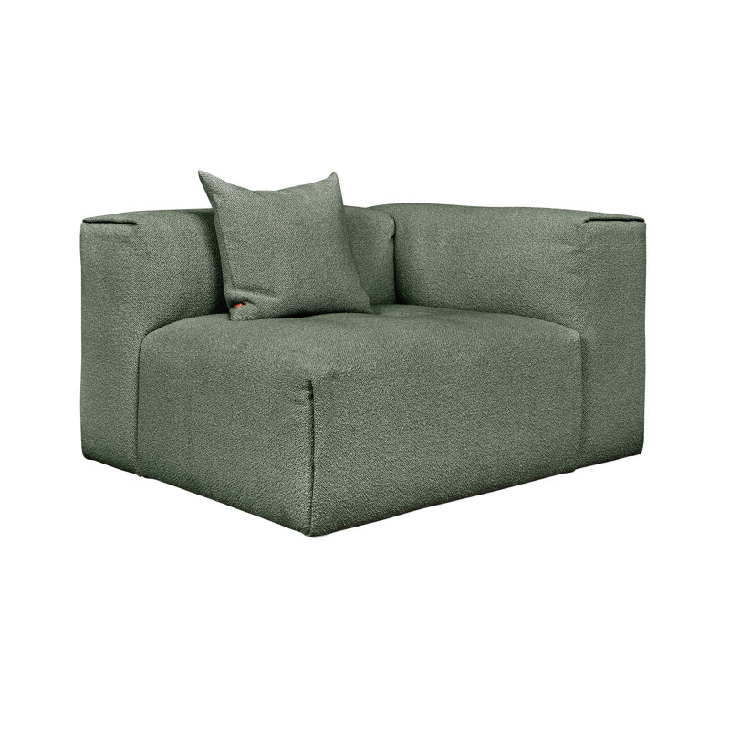 Nest Modular Right Arm Chair, Morris Pine