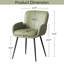 Chaises de salle à manger rembourrées en similicuir avec pieds en métal (ensemble de 4)-370718501-380069195