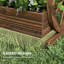 Jardinière d'extérieur, boîte à fleurs en bois, jardin surélevé à 3 niveaux, pour légumes, fleurs, herbes